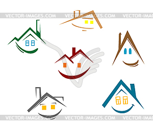 House symbols - vector image