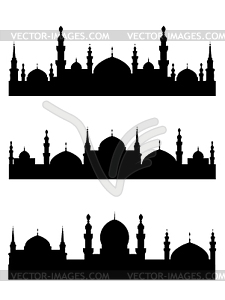 Islamic city - royalty-free vector image