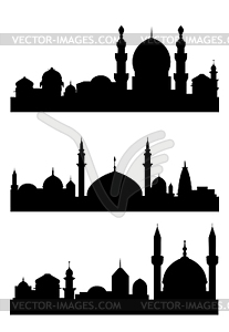 Islamic architecture - vector clip art