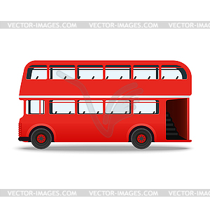 London red bus - vector clipart
