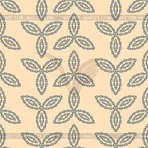 Pattern, repeating abstract chain - color vector clipart