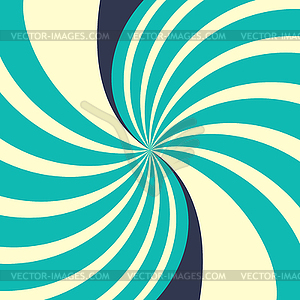 Swirling radial background - vector image