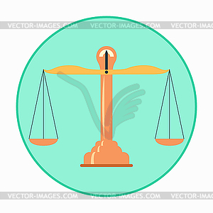 Balance Scales - vector image