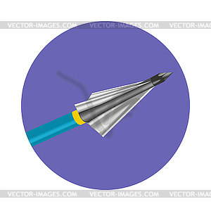 Bow arrow icon - vector clipart
