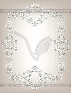 Frame in Art Nouveau style - vector clipart