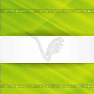 Зеленый абстрактного фона с белым знаменем - изображение в векторе