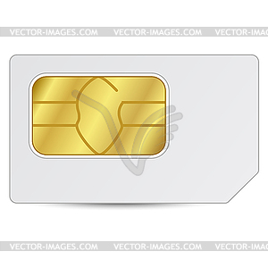 SIM-карты - векторный эскиз