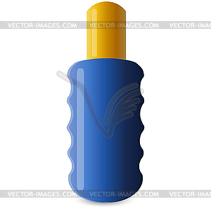 Sun cream - vector image