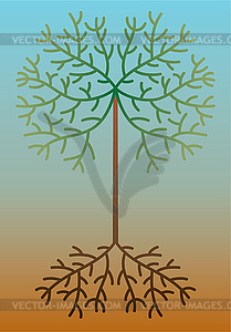 Abstract tree - vector image