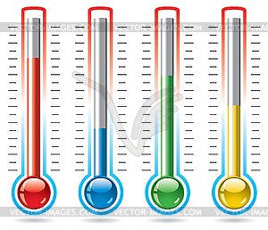Thermometers - vector clip art