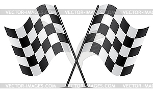 Racing flags - vector image