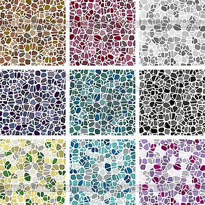 Set of abstract colorful backgrounds - vector clip art