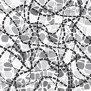 Abstract background with dotted lines - vector clipart