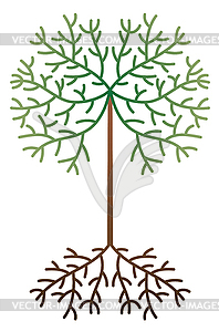 Abstract tree - vector image