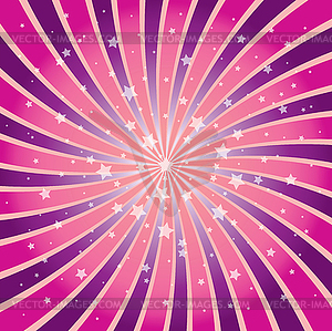 Abstract background of star burst - vector clipart