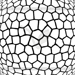 Abstract black and white mosaic background - vector clipart