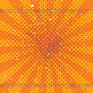 Orange grunge background - vector clipart