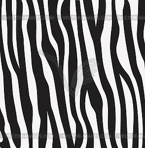 Abstract skin texture of zebra - vector clip art