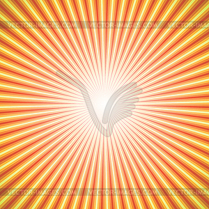 Abstract background of star burst rays - vector clip art