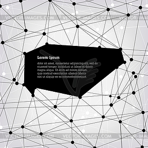 Abstract connection background, - vector image