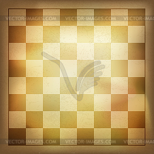 Grunge vintage chess background. - vector clipart