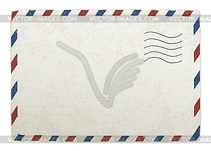 Vintage mailing envelope. template for your designs - vector EPS clipart