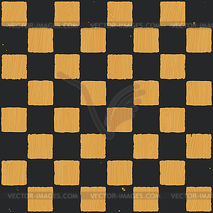 Grunge chessboard background - vector clipart / vector image