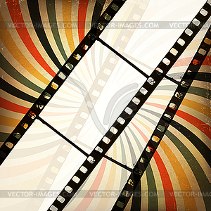 Grunge cinema background. - vector EPS clipart