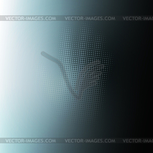 Hand behind misted glass. Abstract background, , - vector image