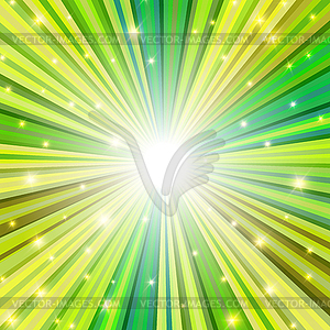 St. Patrick holiday themed background. - vector clipart