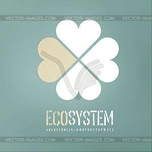 Ecology concept background. - vector image