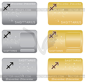 Sagittarius Zodiac sign - vector image