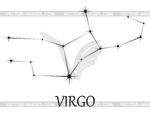 Virgo Zodiac sign - royalty-free vector image