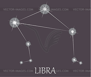 Libra Zodiac sign - vector clipart
