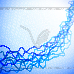 Abstract graph lines - royalty-free vector clipart