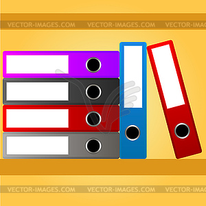 Управление папками - клипарт в векторе / векторное изображение