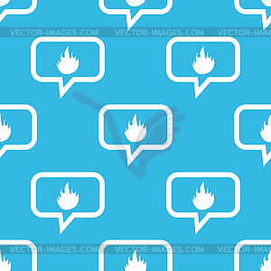Fire message pattern - vector clip art