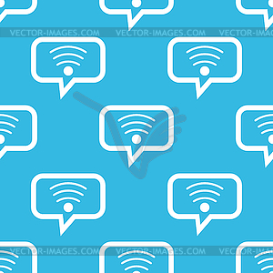 Wi-Fi message pattern - vector clipart