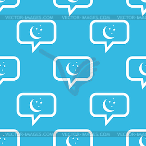 Night message pattern - vector clipart
