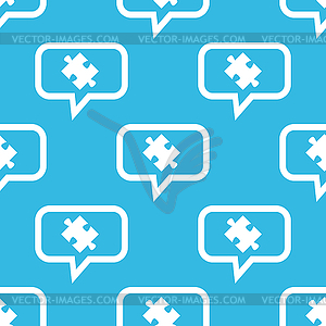 Puzzle message pattern - royalty-free vector image