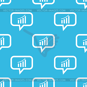 Bar graphic message pattern - vector image