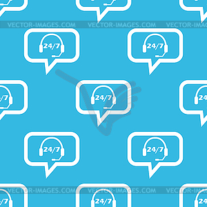 Support message pattern - vector clip art