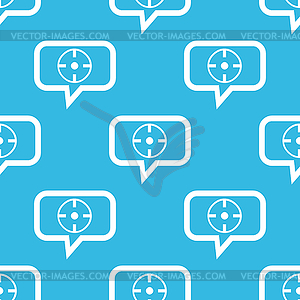 Target message pattern - vector clip art