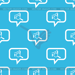 Graphic examination message pattern - vector clipart