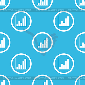 Graphic sign blue pattern - vector clipart