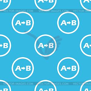 To B sign pattern - vector clip art