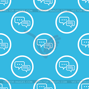 Typing sign blue pattern - color vector clipart