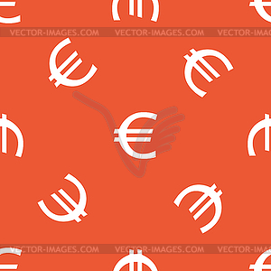 Orange euro pattern - vector clipart