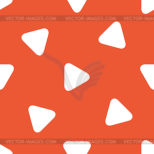 Orange play pattern - vector image