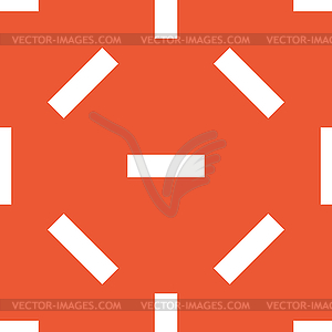 Оранжевый минус картины - векторный клипарт Royalty-Free